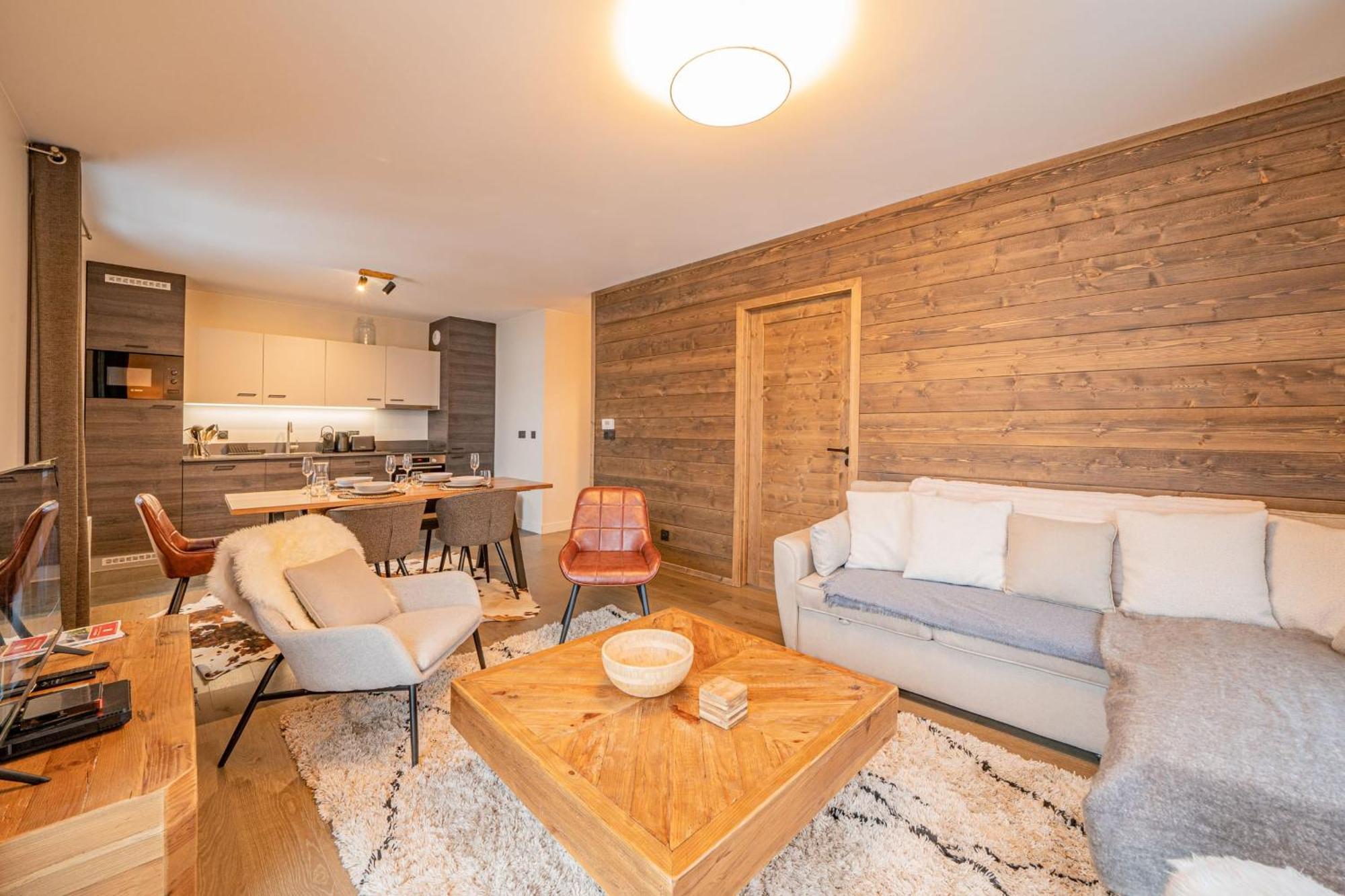 Perle Blanche - Brand New 2 Bedroom Apartment Perfectly Located Chamonix Exterior photo